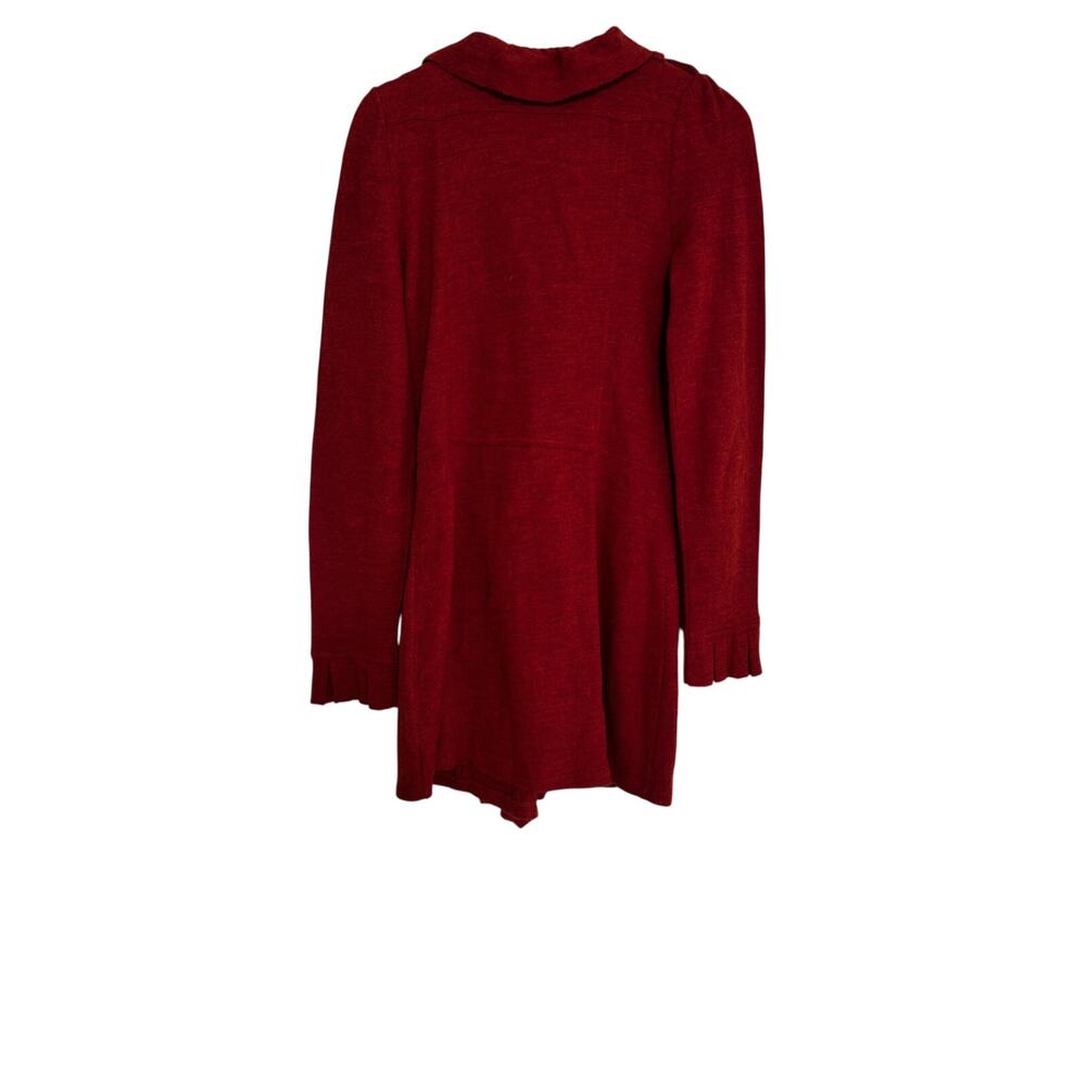 Charlie & Robin Wool Sweater Jacket Anthropologie Orange SZS - Picture 7 of 14